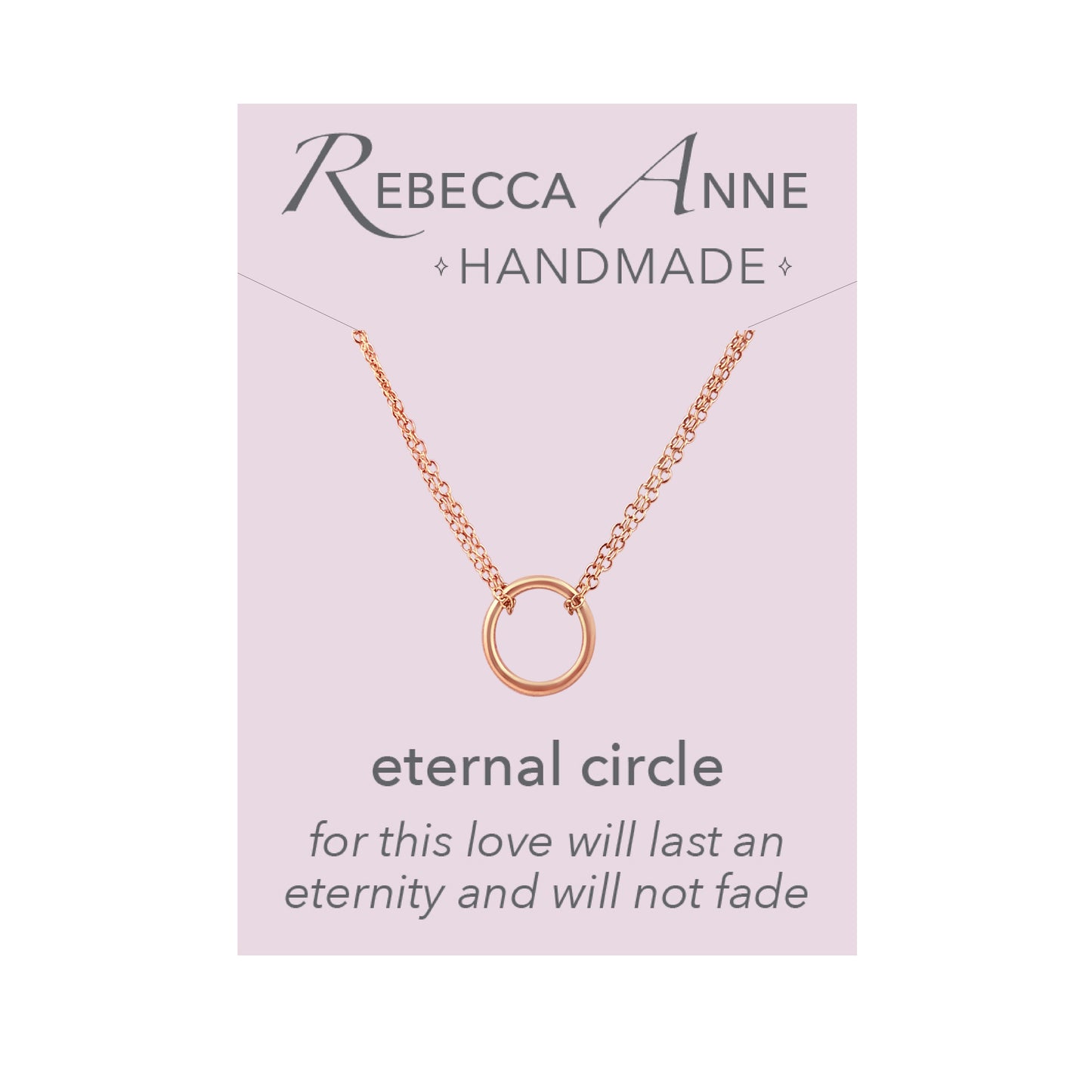 Circle Necklace - Silver, Gold, Rose Gold