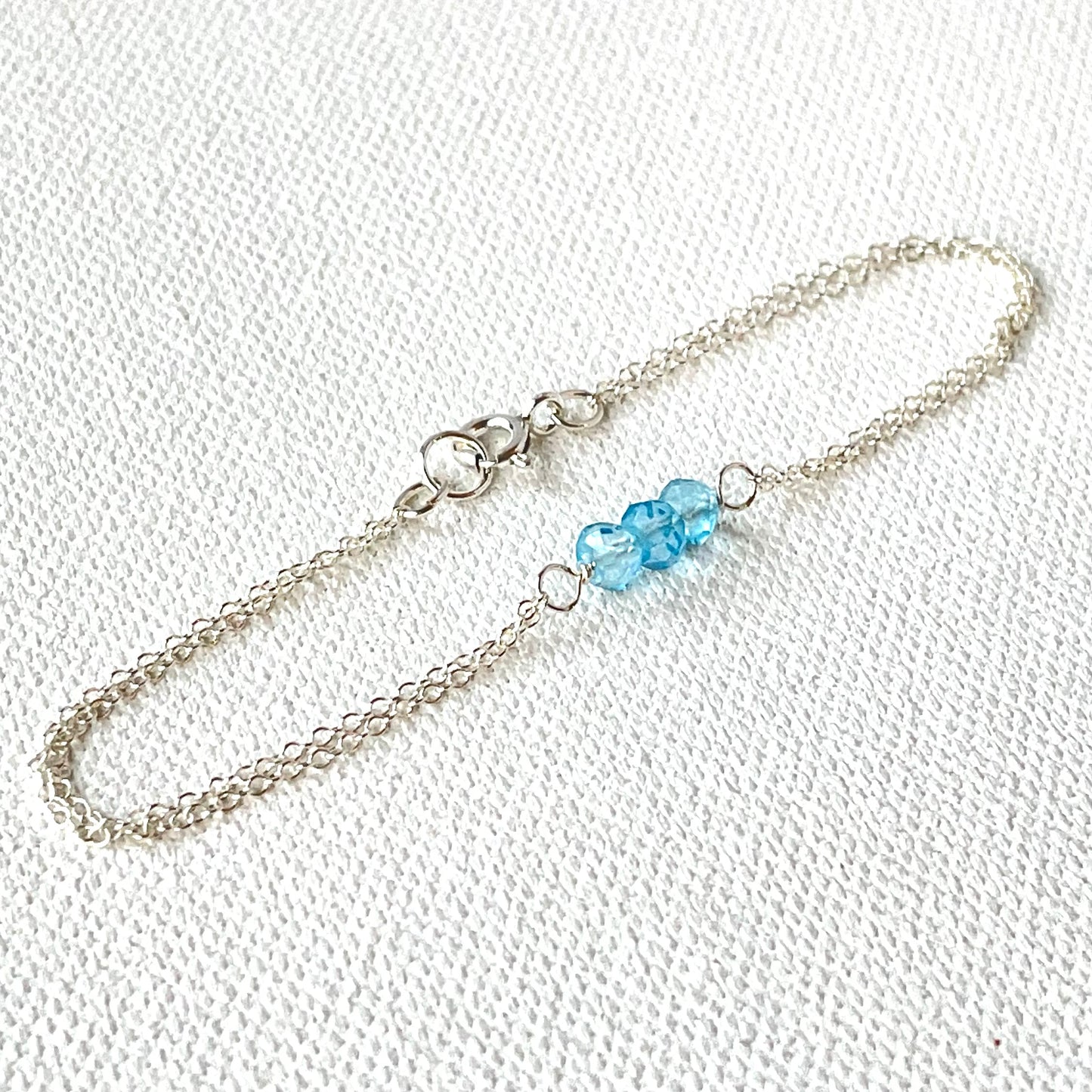 Sterling Silver Birthstone Bracelet