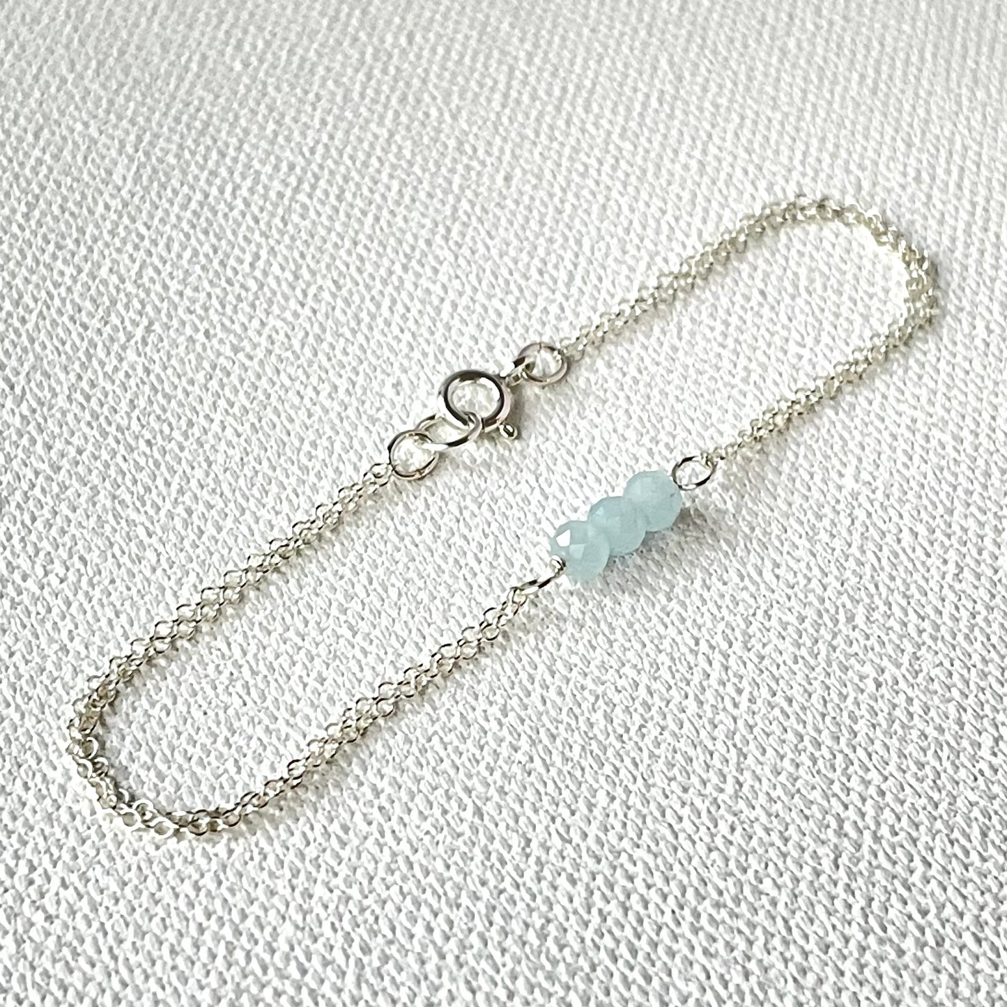 Sterling Silver Birthstone Bracelet