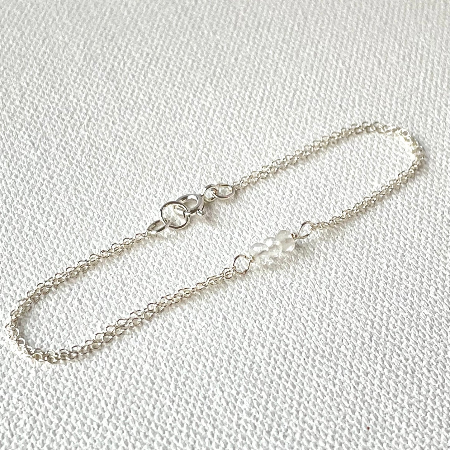 Sterling Silver Birthstone Bracelet