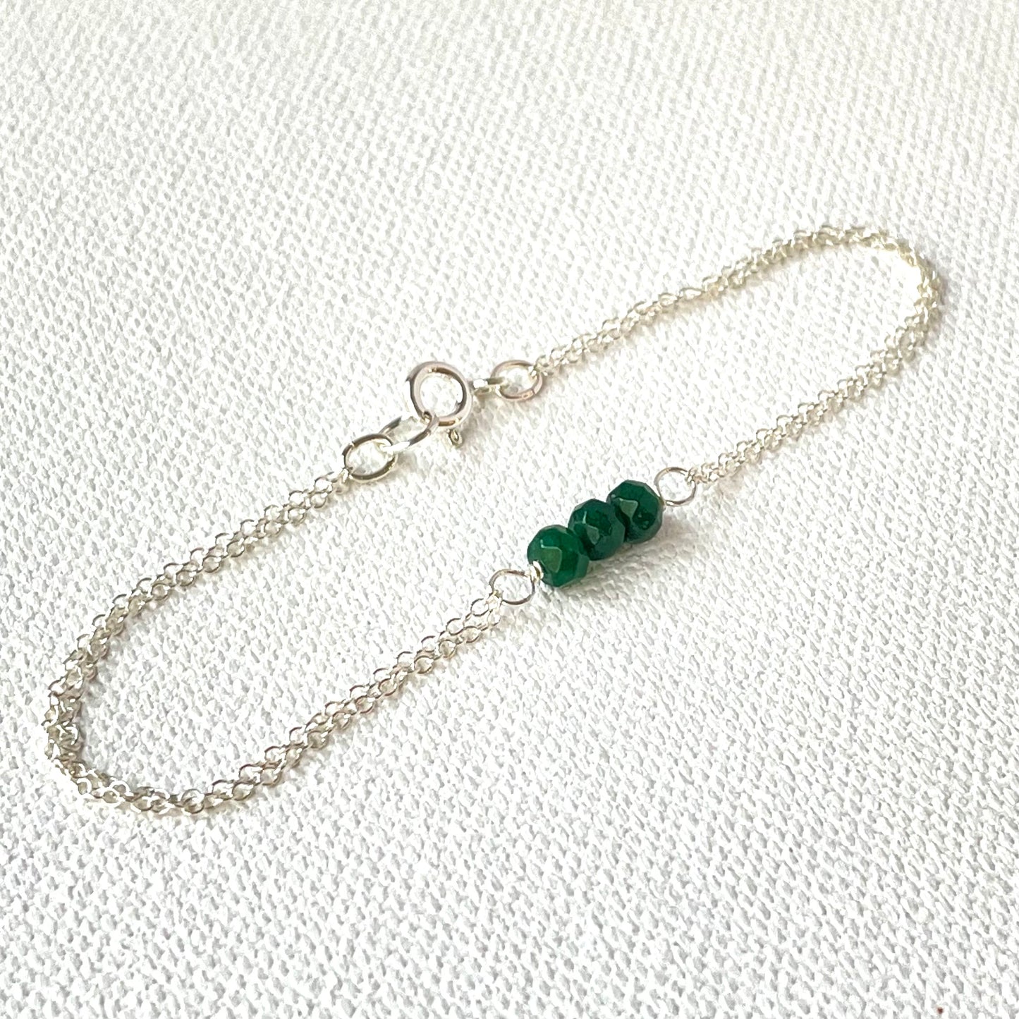 Sterling Silver Birthstone Bracelet