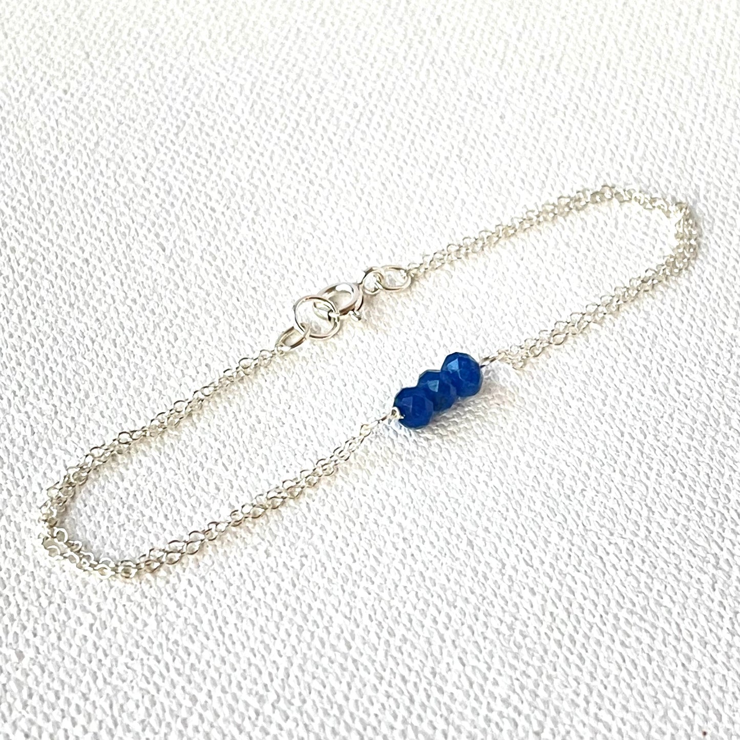 Sterling Silver Birthstone Bracelet