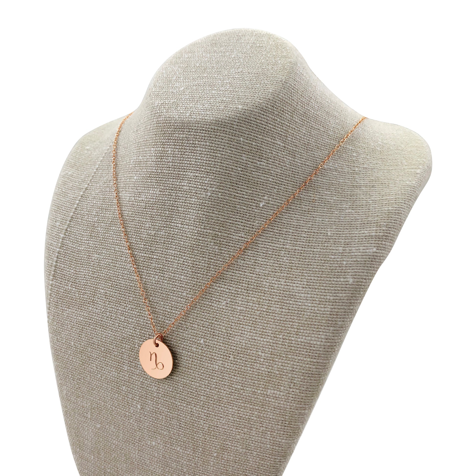 Rose Gold Zodiac Necklace