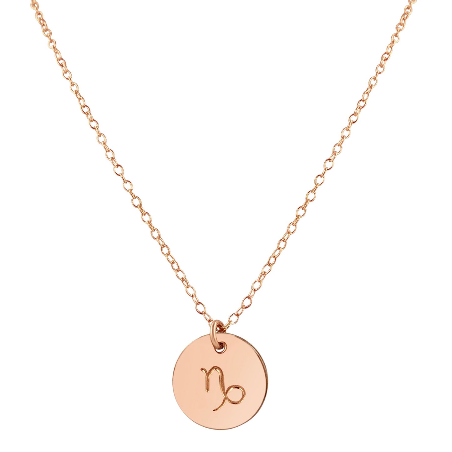 Rose Gold Zodiac Necklace